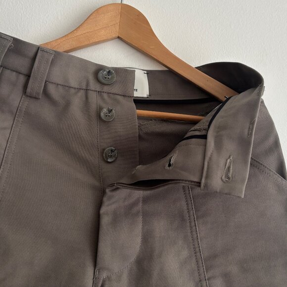 $995 - SONG FOR THE MUTE - 20.2 DJEBEL - Taupe Kick Crop Cargo Pant - EU46 US 29 - Picture 6 of 15